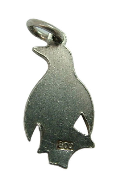 Vintage 1950's Silver & Enamel Penguin Charm Enamel Charm - Sandy's Vintage Charms