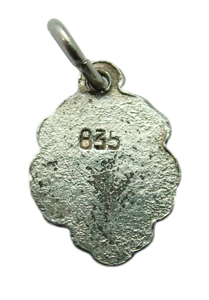 Small Vintage 1950's Silver & Blue Enamel Pansy Flower Charm Enamel Charm - Sandy's Vintage Charms