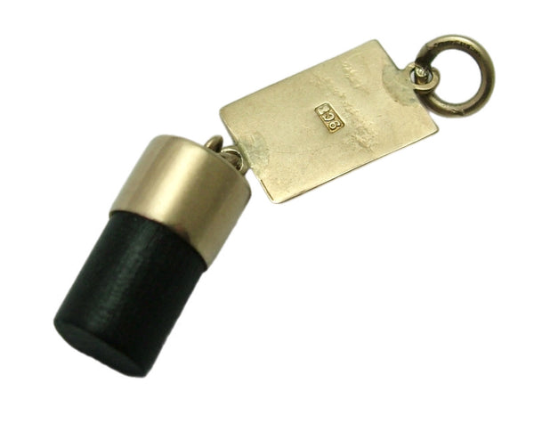 Vintage 1960's 9ct Gold “Touch Wood” Lucky Charm Gold Charm - Sandy's Vintage Charms