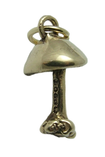 Small Vintage 1970’s Solid 9ct Gold Toadstool Charm HM 1978 Gold Charm - Sandy's Vintage Charms