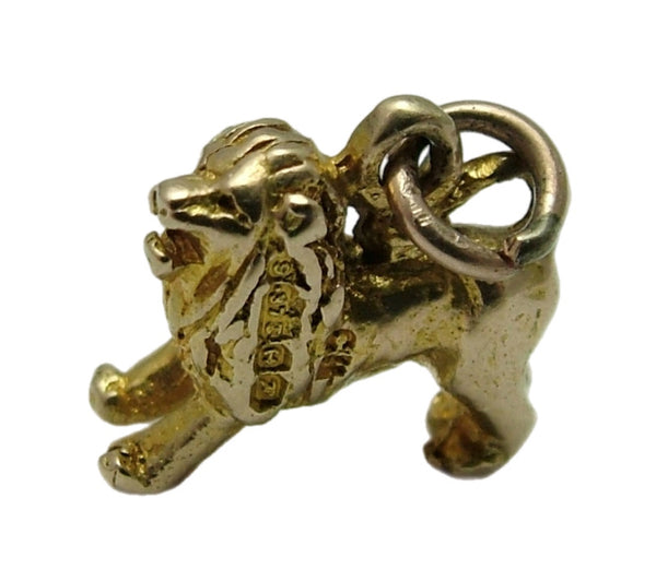 Small Vintage 1950's Solid 9ct Gold Lion Charm HM 1955 Gold Charm - Sandy's Vintage Charms
