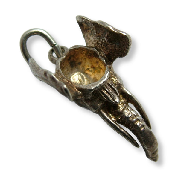 Vintage 1970's Silver Elephant Head Charm Silver Charm - Sandy's Vintage Charms