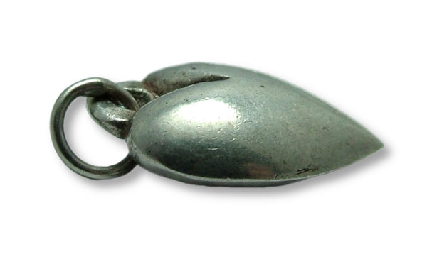 Vintage 1970's Solid Silver Heart Charm HM 1979 Silver Charm - Sandy's Vintage Charms