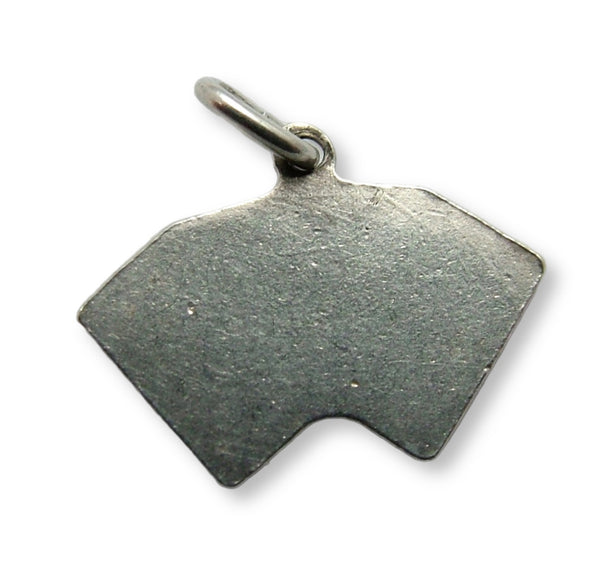 Small Vintage 1950's Silver & Enamel Playing Cards Charm Four Aces Enamel Charm - Sandy's Vintage Charms