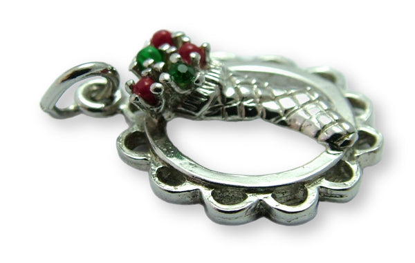 Vintage 1970's American Silver Christmas Stocking Charm Silver Charm - Sandy's Vintage Charms