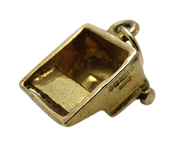 Vintage 1960's 9ct Gold Typewriter Charm HM 1965 Gold Charm - Sandy's Vintage Charms