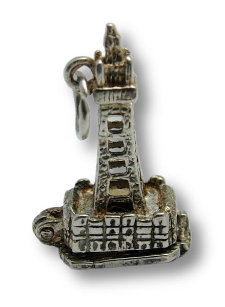Vintage 1970's Silver Opening Blackpool Tower Charm Enamel Bucket & Spade Inside Silver Charm - Sandy's Vintage Charms