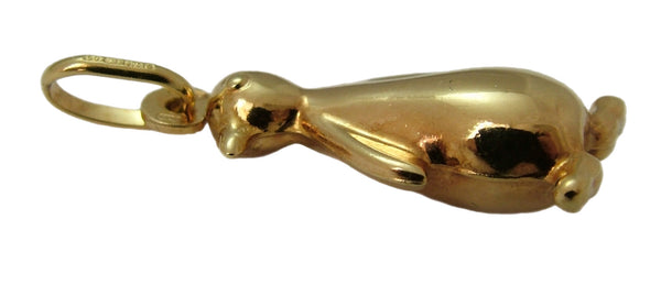 Vintage 1980's 9ct Gold Hollow Penguin Charm Gold Charm - Sandy's Vintage Charms