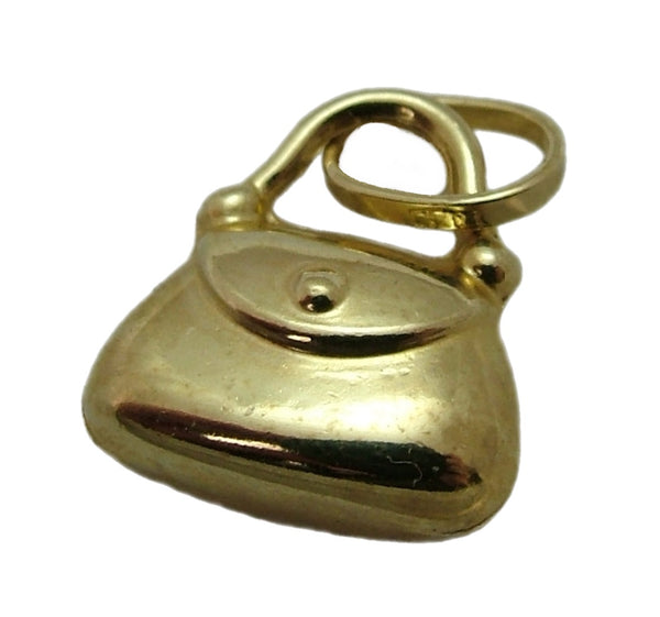 Vintage 1980's Hollow 9ct Gold Handbag Charm Gold Charm - Sandy's Vintage Charms
