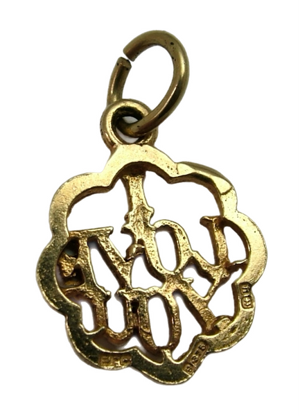 Vintage 1960's 9ct Gold “I LOVE YOU” Charm HM 1969 Gold Charm - Sandy's Vintage Charms