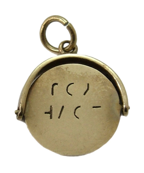 Vintage 1960's 9ct Gold “I Love You” Spinner Charm HM 1964 Gold Charm - Sandy's Vintage Charms