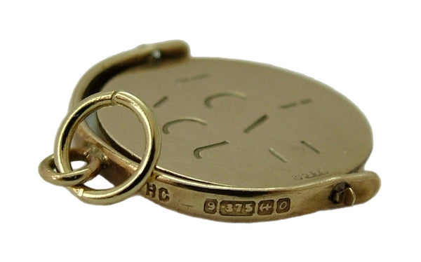 Vintage 1960's 9ct Gold “I Love You” Spinner Charm HM 1963 Gold Charm - Sandy's Vintage Charms