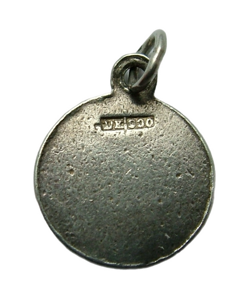 Small Vintage 1930's Silver & Enamel Lucky Toadstool Charm