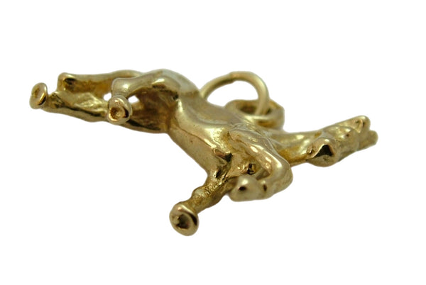 Vintage 1990's Solid 9ct Gold Horse Charm