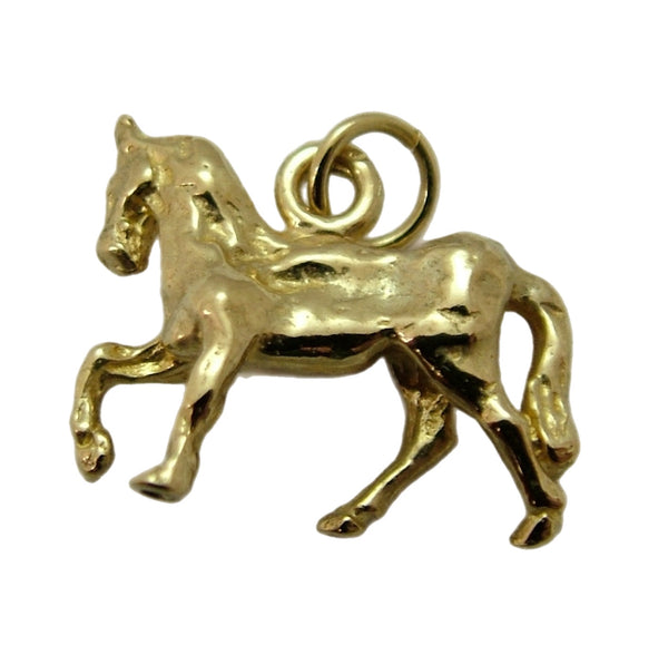 Vintage 1990's Solid 9ct Gold Horse Charm