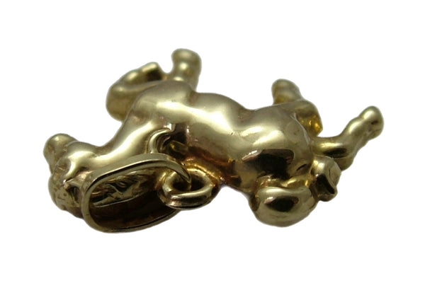 Vintage 1980's Hollow 9ct Gold Horse Charm