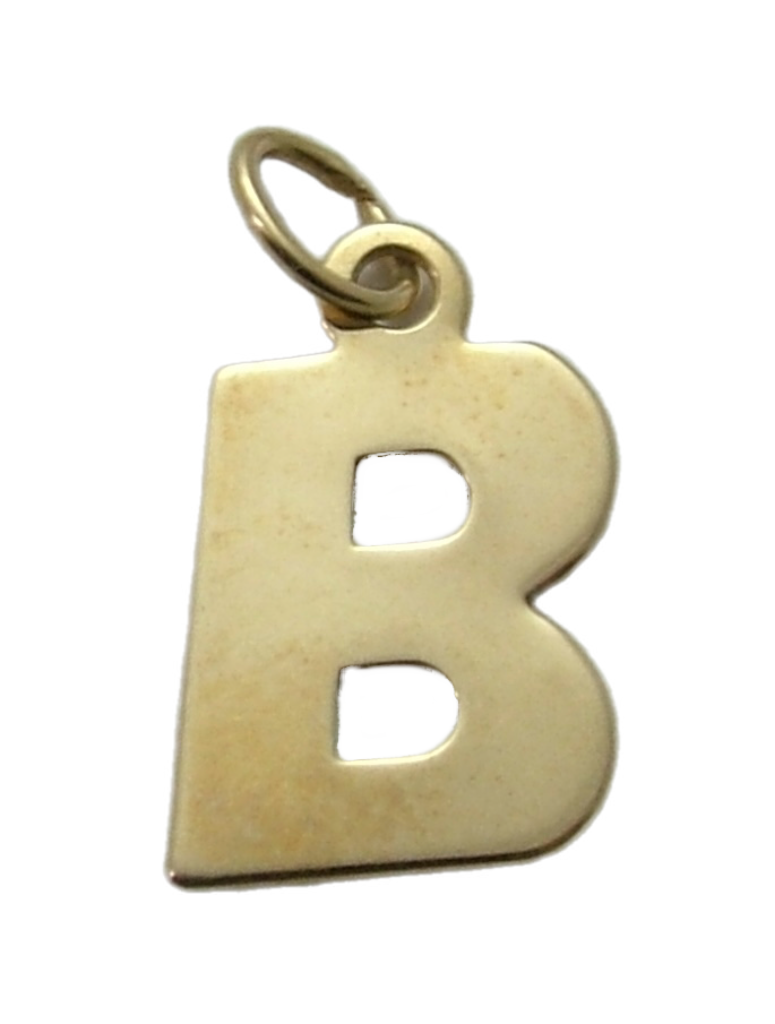 Vintage 1960’s/70’s Solid 9ct Gold Initial Letter "B" Charm