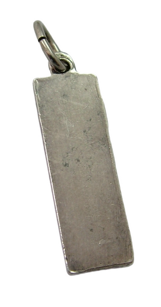 Vintage 1970's Solid Silver Miniature Ingot Charm HM 1978/79 Silver Charm - Sandy's Vintage Charms