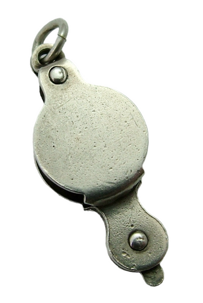 Vintage 1960's Silver Miniature Working Jewellers Loupe Magnifying Charm Silver Charm - Sandy's Vintage Charms