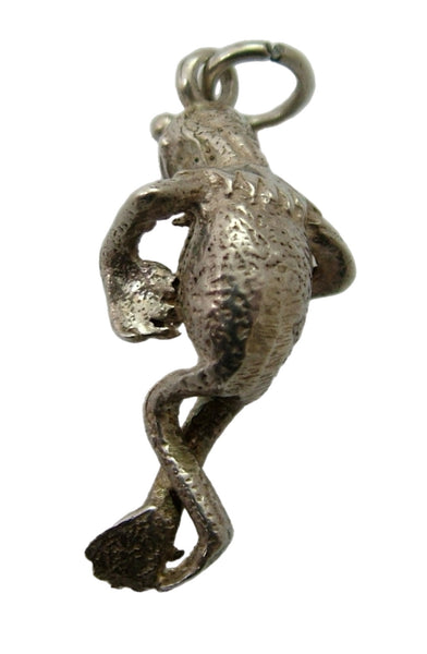 Vintage 1970's Solid Silver Kermit the Frog Charm