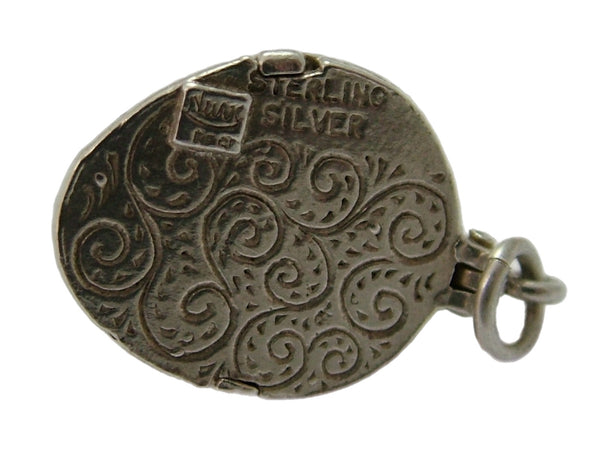 Vintage 1960's Silver Opening Nuvo Teepee Charm Native American Indian Inside Silver Charm - Sandy's Vintage Charms