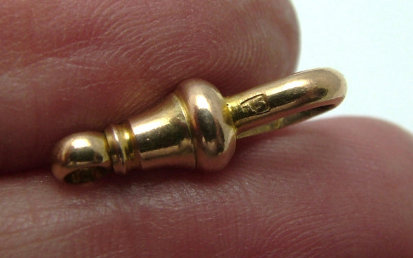 Antique Victorian c1900 Solid 15ct Yellow Gold Dog Clip Fastener - For Hanging Fobs & Charms Antique Charm - Sandy's Vintage Charms