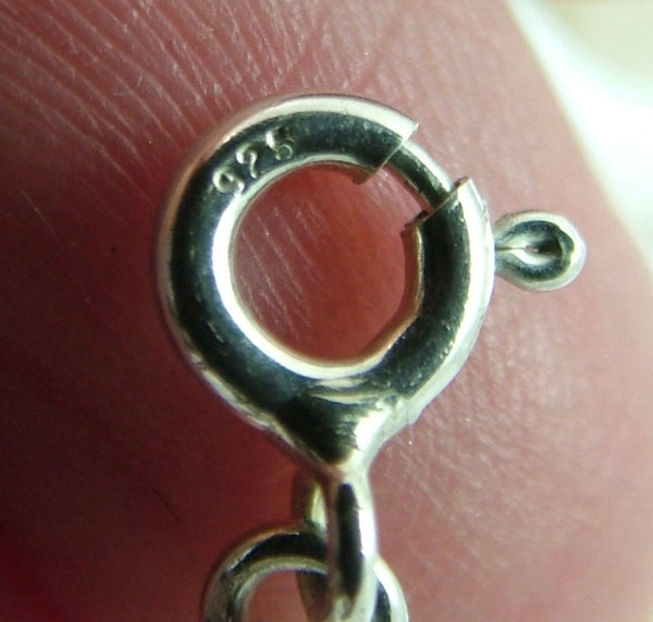 Tiny Secondhand Sterling Silver Initial Letter Charms on Bolt Rings FULL ALPHABET AVAILABLE Silver Charm - Sandy's Vintage Charms
