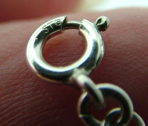 Tiny Secondhand Sterling Silver Initial Letter Charms on Bolt Rings FULL ALPHABET AVAILABLE Silver Charm - Sandy's Vintage Charms
