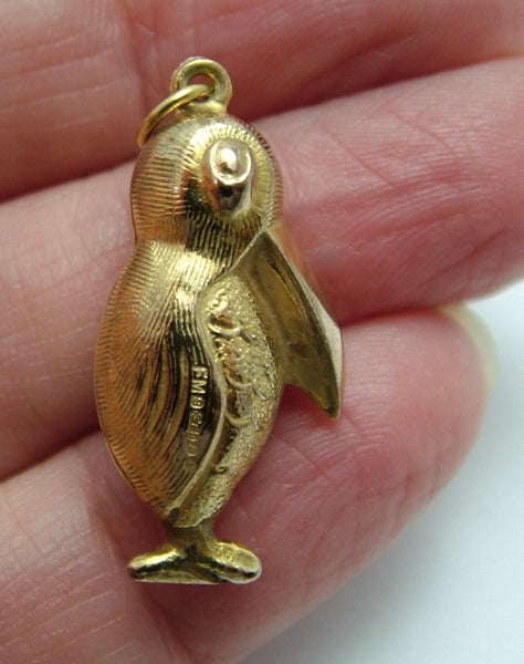 Vintage 1960's 9ct Gold Hollow Toucan Charm HM 1968 Gold Charm - Sandy's Vintage Charms