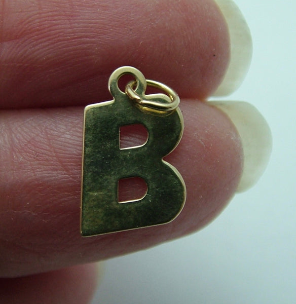 Vintage 1960’s/70’s Solid 9ct Gold Initial Letter "B" Charm