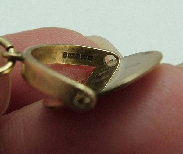 Vintage 1960's 9ct Gold “I Love You” Spinner Charm HM 1964 Gold Charm - Sandy's Vintage Charms