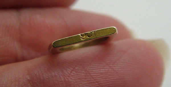 Small Vintage 1950's Solid 9ct Gold Stirrup Charm Gold Charm - Sandy's Vintage Charms
