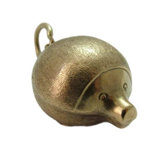 Vintage 1970's Hollow 9ct Gold Hedgehog Charm HM 1971 Gold Charm - Sandy's Vintage Charms