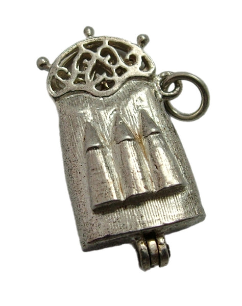 Vintage 1980's Silver Opening Sporran Charm Tot of Whisky Inside Silver Charm - Sandy's Vintage Charms