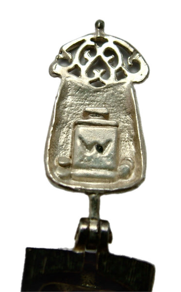 Vintage 1980's Silver Opening Sporran Charm Tot of Whisky Inside Silver Charm - Sandy's Vintage Charms