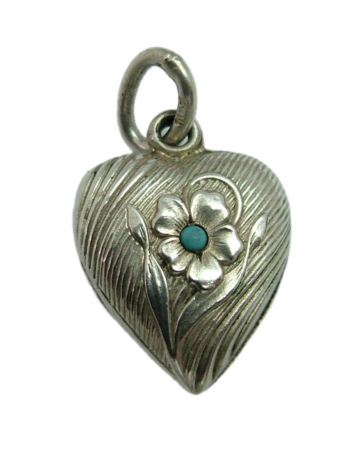 【vintage silver925】デッドストック ハートチャーム vintage silver925】デッドストック ハートチャーム