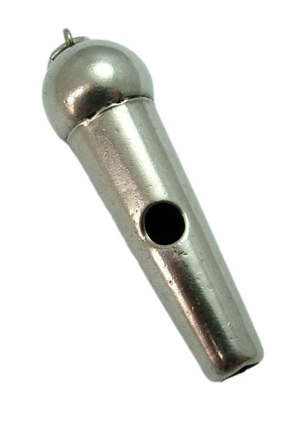 Large Antique Edwardian Charles Horner Silver Working Whistle Charm HM 1905 Antique Charm - Sandy's Vintage Charms