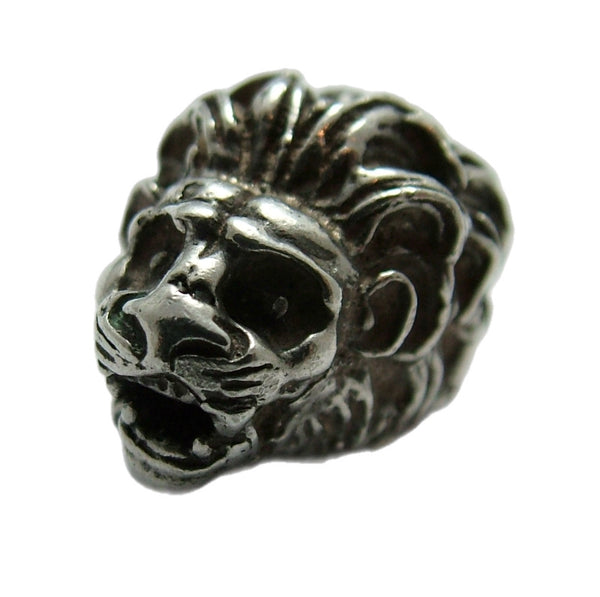 Vintage 1970's Silver Lion Head Charm