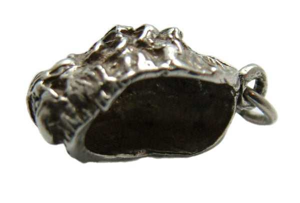 Vintage 1970's Silver Lion Head Charm