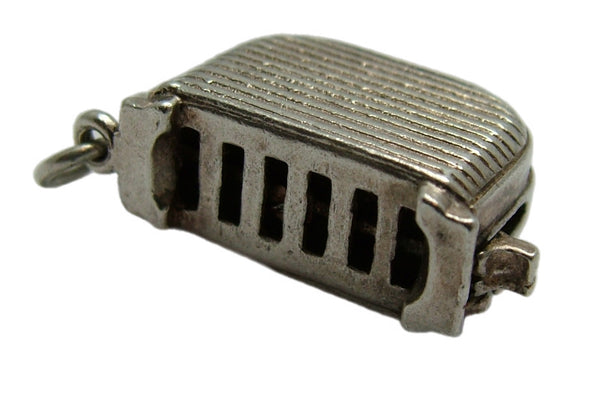 Vintage 1970's Silver Toaster Charm with Push Up Toast