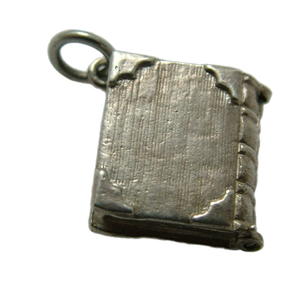 Vintage 1970's Silver Opening “Diary" Book Charm with Dates Inside