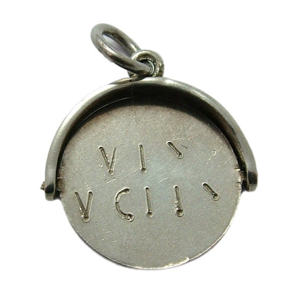 Vintage 1960's Silver “WHY WORRY” Spinner Charm