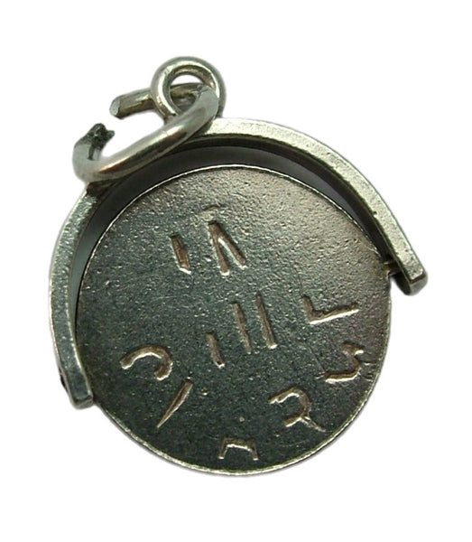 Vintage 1960's Silver “I’M IN CHARGE” Spinner Charm