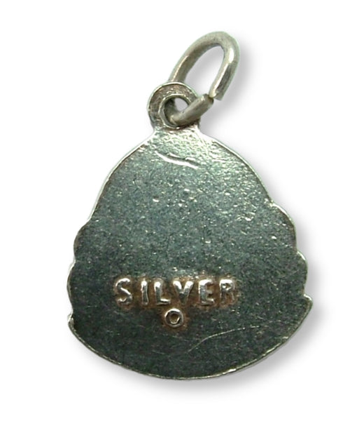 Vintage 1960's Silver & Enamel Road Narrows Road Sign Charm Enamel Charm - Sandy's Vintage Charms