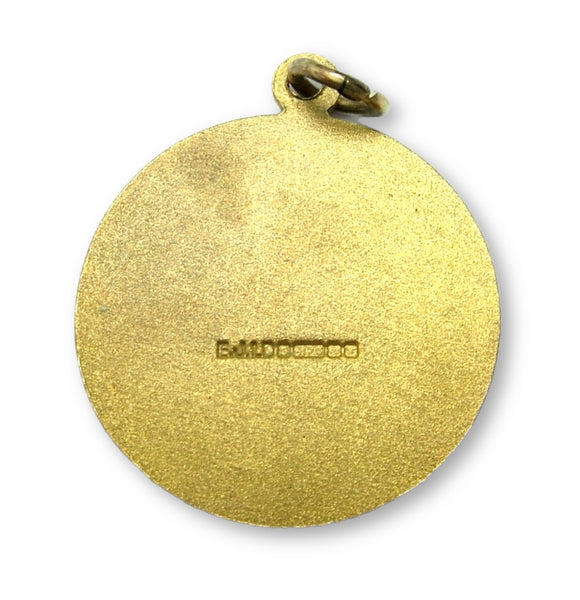 Vintage 1970's Solid 9ct Gold Aries Ram Zodiac Disc Charm HM 1973 Gold Charm - Sandy's Vintage Charms