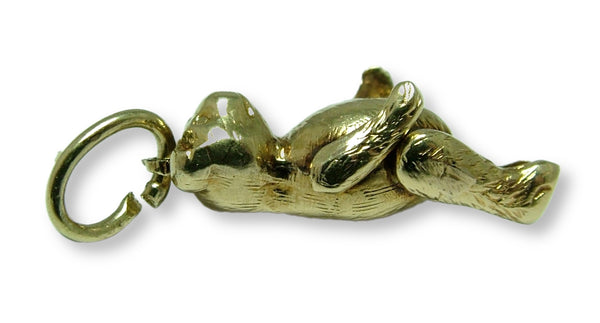 Vintage 1930's Hollow Articulated 14ct 14k Gold Teddy Bear Charm Gold Charm - Sandy's Vintage Charms