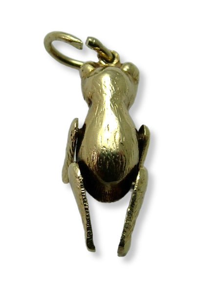 Vintage 1930's Hollow Articulated 14ct 14k Gold Teddy Bear Charm Gold Charm - Sandy's Vintage Charms