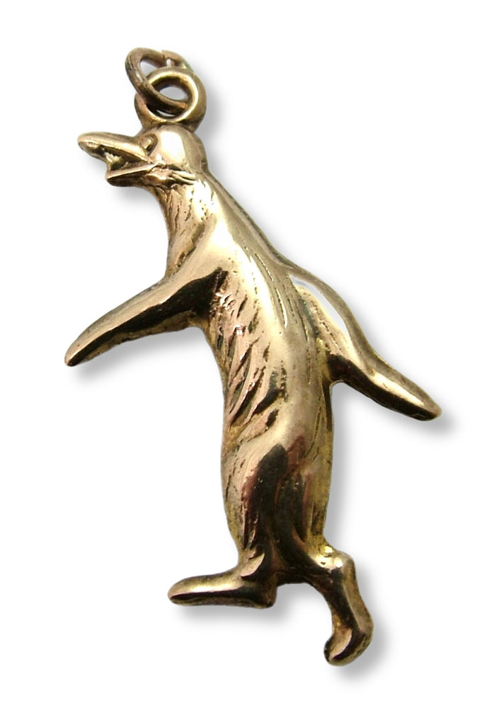 Vintage 1920's 9ct Gold Hollow Squeak the Penguin Charm from Pip, Squeak & Wilfred Gold Charm - Sandy's Vintage Charms