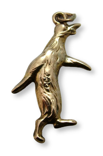 Vintage 1920's 9ct Gold Hollow Squeak the Penguin Charm from Pip, Squeak & Wilfred Gold Charm - Sandy's Vintage Charms