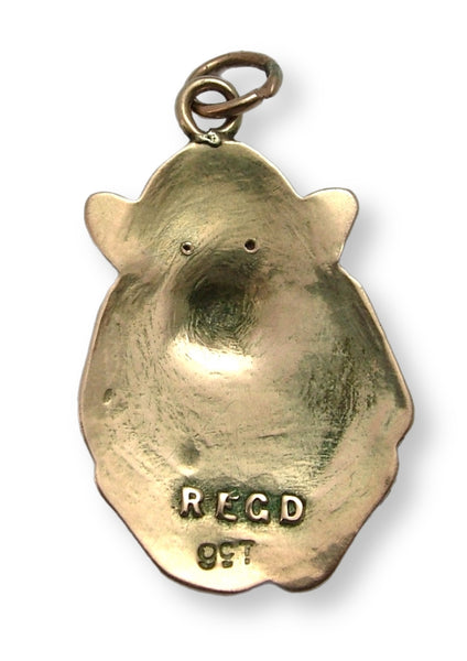 Large Antique Edwardian c1905 9ct Rose Gold Monkey Charm with Ruby Eyes Antique Charm - Sandy's Vintage Charms